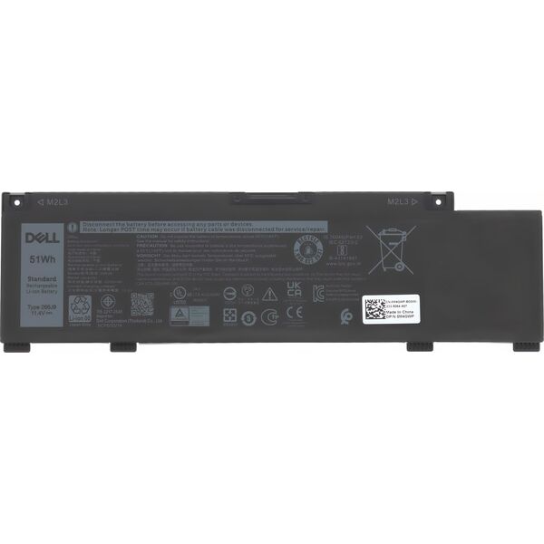 Bateria Dell Battery, 51WHR, 3 Cell,
