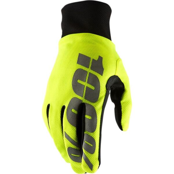 100% Rękawiczki 100% HYDROMATIC Waterproof Glove neon yellow roz. XXL (długość dłoni 209-216 mm) (NEW)