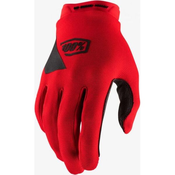 100% Rękawiczki 100% RIDECAMP Youth Glove red roz. L (długość dłoni 159-171 mm) (NEW)
