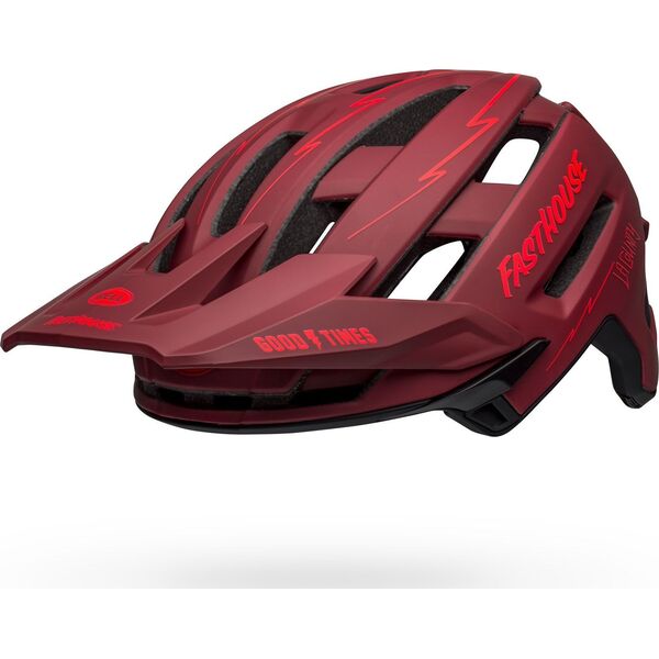 Bell Kask full face BELL SUPER AIR R MIPS SPHERICAL matte red black fasthouse roz. S (51-55 cm) (NEW)