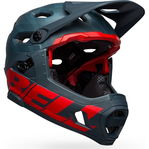 Bell Kask full face BELL SUPER DH MIPS SPHERICAL matte blue crimson roz. S (51-55 cm) (NEW)