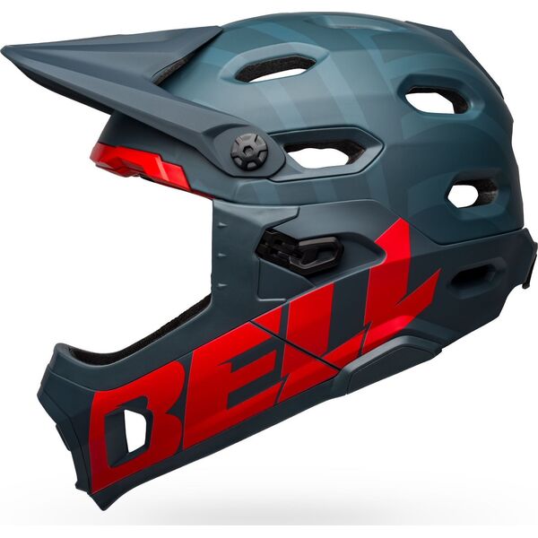 Bell Kask full face BELL SUPER DH MIPS SPHERICAL matte blue crimson roz. L (59-63 cm) (NEW)