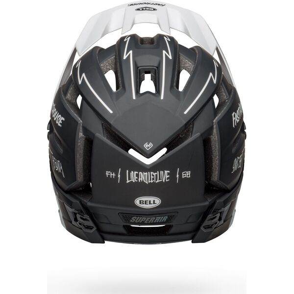 Bell Kask full face BELL SUPER AIR R MIPS SPHERICAL matte black white fasthouse roz. L (59-63 cm) (NEW)