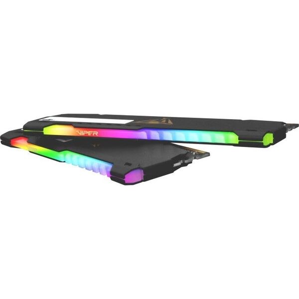 Pamięć Patriot Viper Steel RGB, DDR4, 64 GB, 3600MHz, CL20 (PVSR464G360C0K)