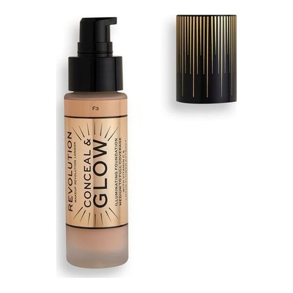 Makeup Revolution Makeup Revolution London Conceal & Glow Podkład 23ml F3