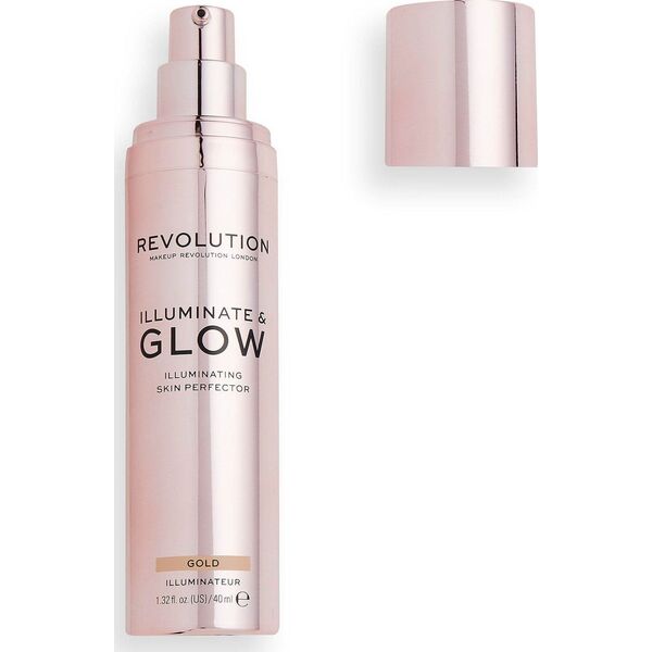 Makeup Revolution Makeup Revolution London Glow & Illuminate Rozświetlacz 40ml Gold