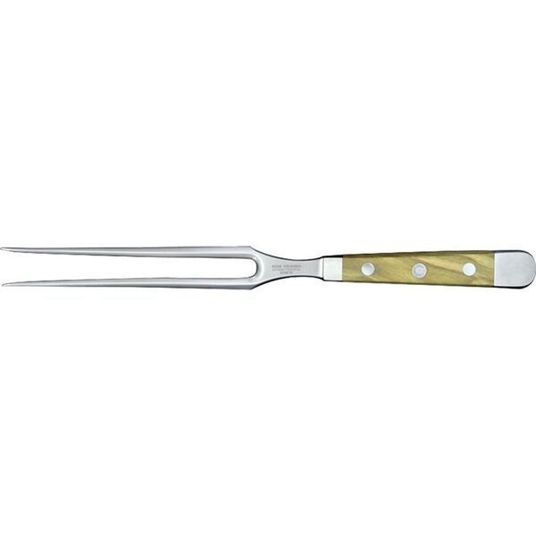 Gude Güde Alpha Meat Fork 18cm Olive Wood