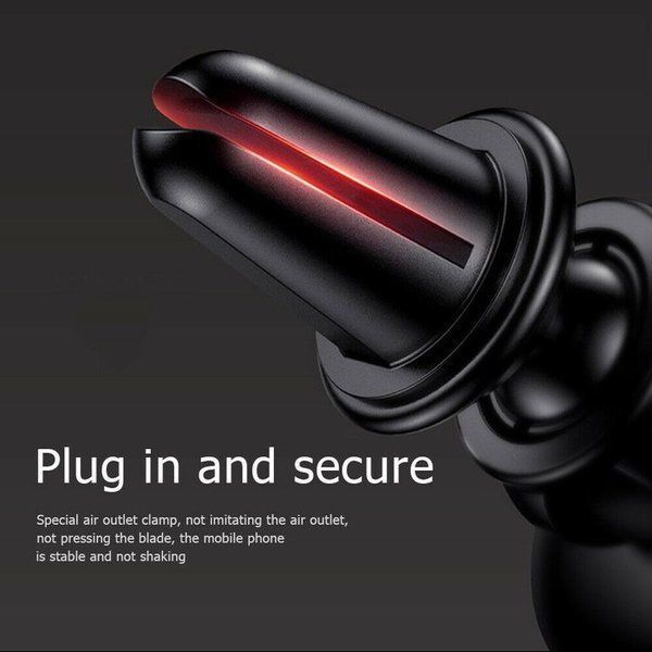 Joyroom Uchwyt samochodowy magnetyczny na kratkę wentylacyjną / nawiewu JOYROOM Magic Series Magnetic Car Holder Air Outlet Vent Bracket (JR-ZS205) czarny