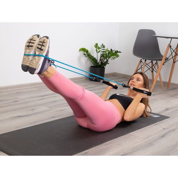 Eb Fit Tubing różne poziomy oporu w zestawie wielokolorowy 5 szt.