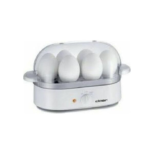 Jajowar Cloer Cloer egg cooker 6081 (white, with stainless steel heating plate for 6 eggs)