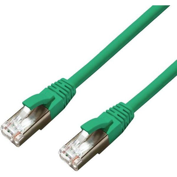 MicroConnect CAT6A S/FTP 20m Green LSZH