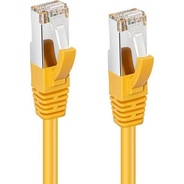 MicroConnect CAT6A S/FTP 3m Yellow LSZH