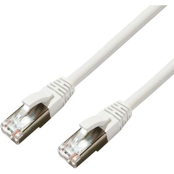 MicroConnect CAT6A S/FTP 10m White LSZH