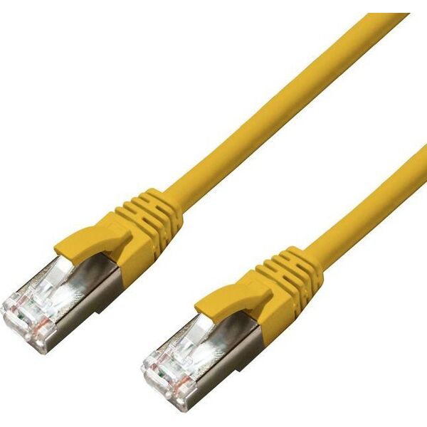MicroConnect CAT6A S/FTP 20m Yellow LSZH