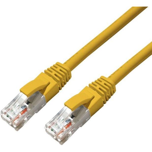 MicroConnect CAT6A UTP 2m Yellow LSZH