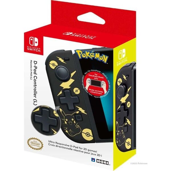 Pad Hori Nintendo Switch D-Pad Pikachu Black & Go (NSW-297U)