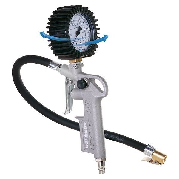 Aerotec Aerotec tyre filler calibrated + 30cm hose + adapters