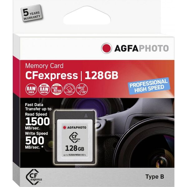 Karta AgfaPhoto Professional High Speed CFexpress 128 GB  (10440)