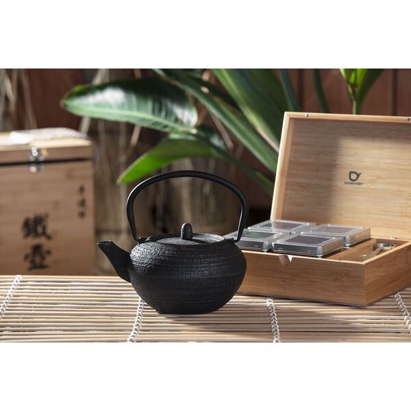Bredemeijer Bredemeijer Teapot Tibet 1,2l Cast Iron black 153012