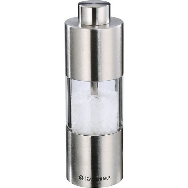 Młynek do przypraw Zassenhaus Zassenhaus salt mill Mainz Inox/Acrylic Glass 14 cm