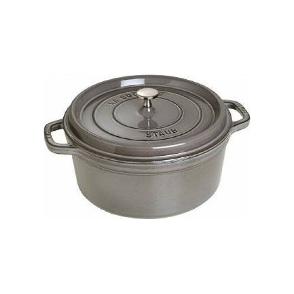 STAUB Garnek żeliwny okrągły - Grafitowy, 2.2 ltr