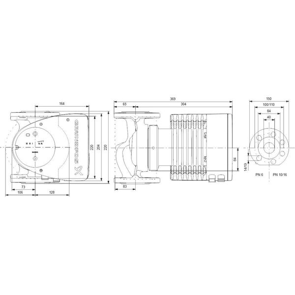 Grundfos Pompa CO MAGNA1 40-80F (99221303)