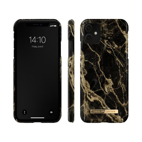 iDeal Of Sweden iDeal of Sweden Fashion - etui ochronne do iPhone 11/XR (Golden Smoke Marble)