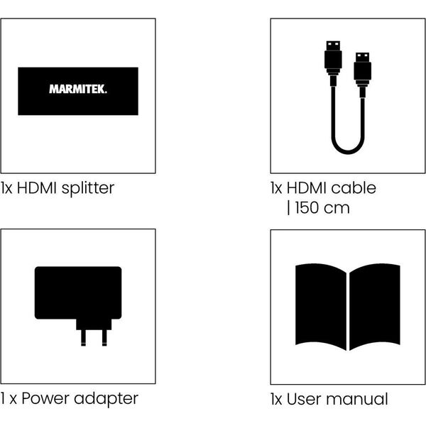 Marmitek Marmitek HDMI Splitter Split 612 UHD 2.0