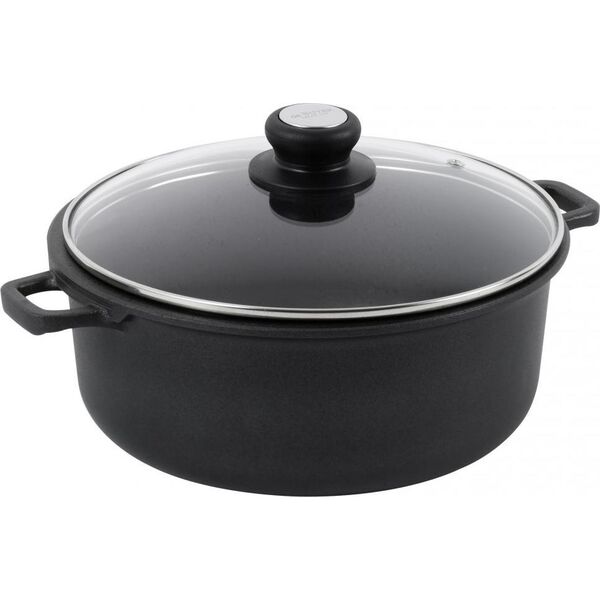 De Buyer De Buyer Choc Extreme Saucepot with Glass Lid 28cm induction