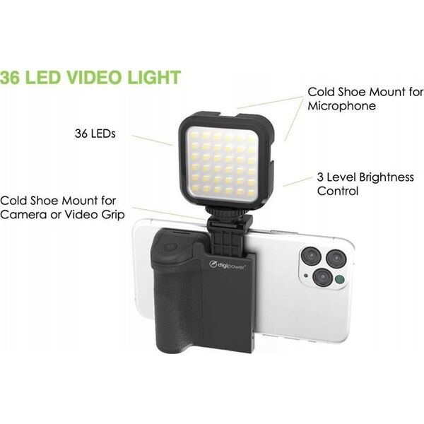DigiPower Digipower Vlogging Kit 4 parts