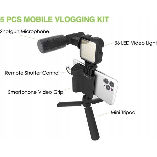 DigiPower Digipower Vlogging Kit 4 parts