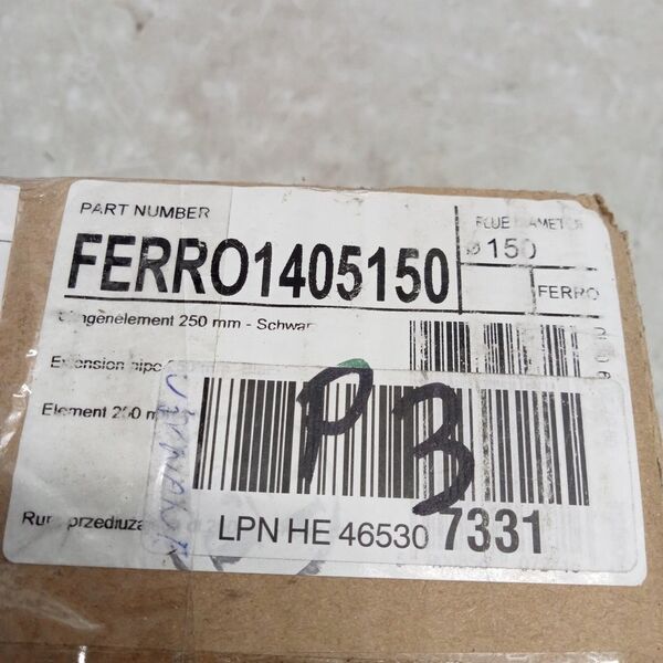 Ferrolux FERROLUX RURA PRZEDLUZAJACA L-1000 150 CZARNY