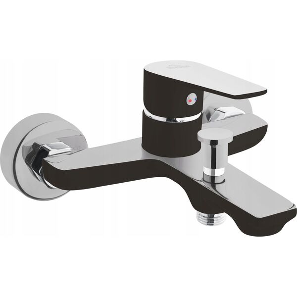 Bateria wannowa Invena DOKOS BATERIA WANNOWA CZARNY / CHROM