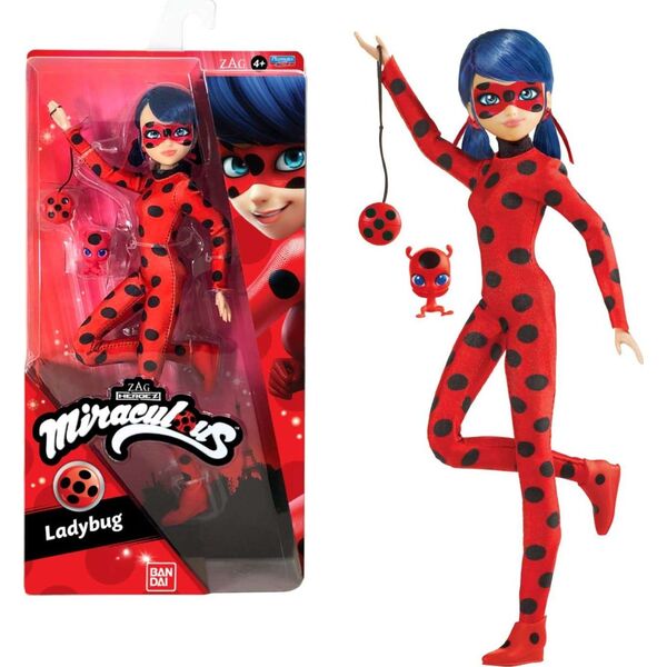 Lalka Miraculous Biedronka Ladybug + akcesoria