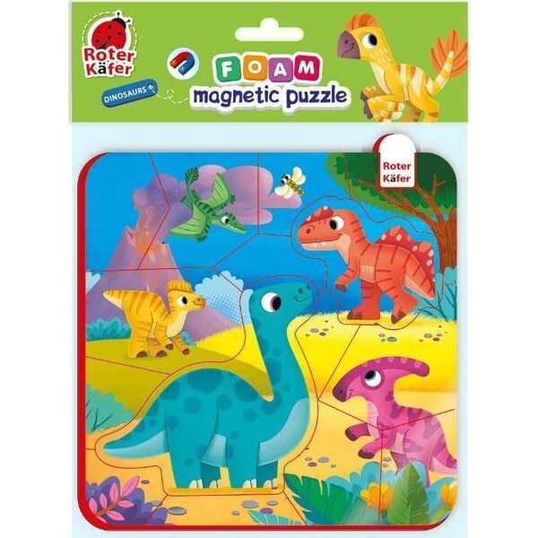 Roter Kafer Piankowe puzzle z magnesem "Dinozaury" RK5010-07
