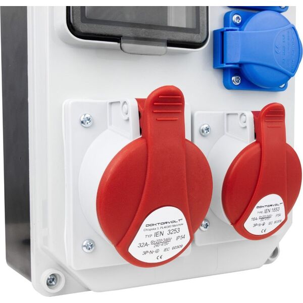 Doktorvolt Rozdzielnica budowlana HL 32A 16A 2x230V (5330)
