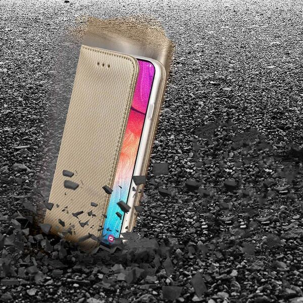 Etui XIAOMI REDMI NOTE 9T 5G portfel z klapką Flip Magnet złote