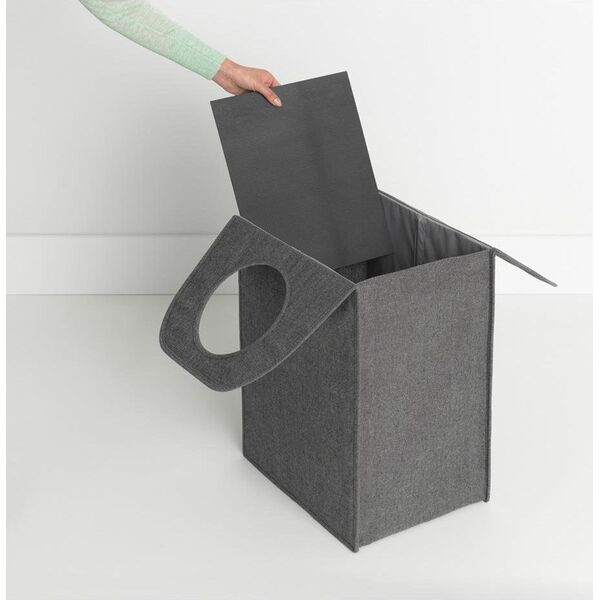 Kosz na pranie Brabantia Laundry To Go 55L antracyt (12 03 81)