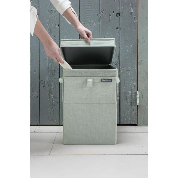 Kosz na pranie Brabantia 35L zielony (12 04 66)