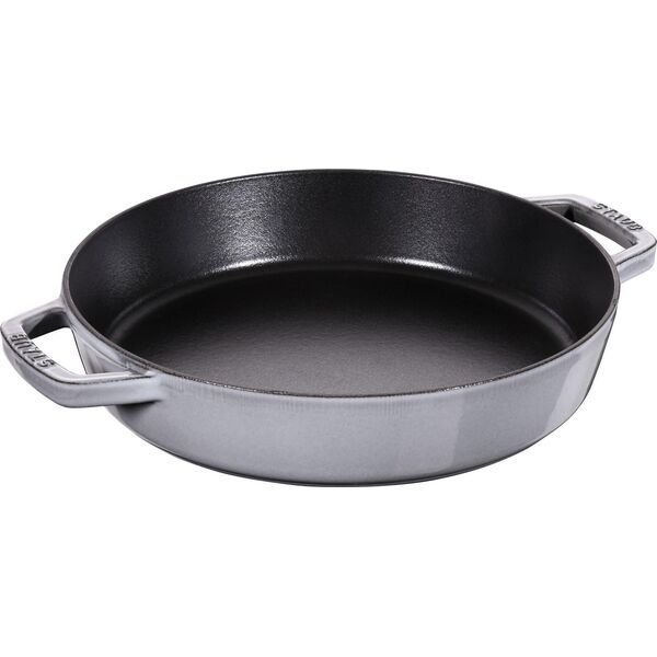 Patelnia STAUB Patelnia STAUB żeliwo 2 uchwyty 26 cm grafit