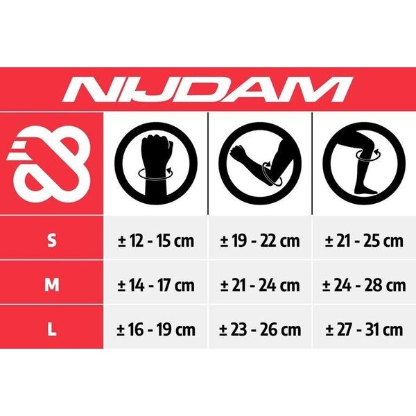 Nijdam Ochraniacze na kolana rolki dla dzieci Neo Nero Nijdam L