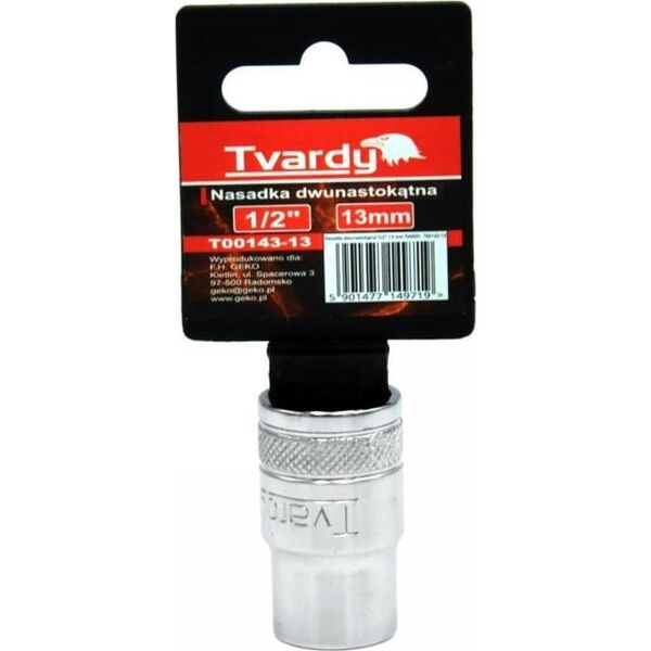 Geko NASADKA DWUNASTOKĄTNA 1/2" 13 MM TVARDY (10/100) T00143-13 GEKO