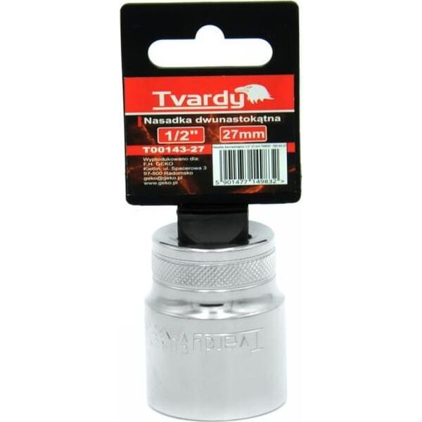 Geko NASADKA DWUNASTOKĄTNA 1/2" 27 MM TVARDY (10/50) T00143-27 GEKO