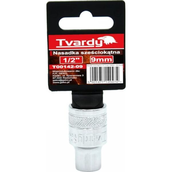 Geko NASADKA SZEŚCIOKĄTNA 1/2" 9 MM TVARDY (10/100) T00142-09 GEKO