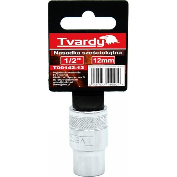 Geko NASADKA SZEŚCIOKĄTNA 1/2" 12 MM TVARDY (10/100) T00142-12 GEKO