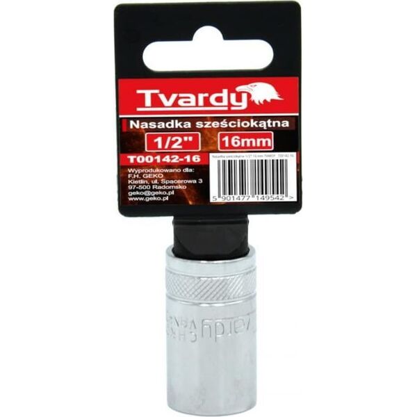 Geko NASADKA SZEŚCIOKĄTNA 1/2" 16 MM TVARDY (10/100) T00142-16 GEKO