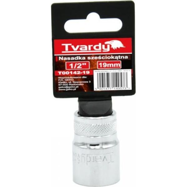 Geko NASADKA SZEŚCIOKĄTNA 1/2" 19 MM TVARDY (10/100) T00142-19 GEKO
