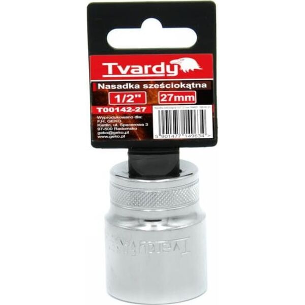 Geko NASADKA SZEŚCIOKĄTNA 1/2" 27 MM TVARDY (10/50) T00142-27 GEKO