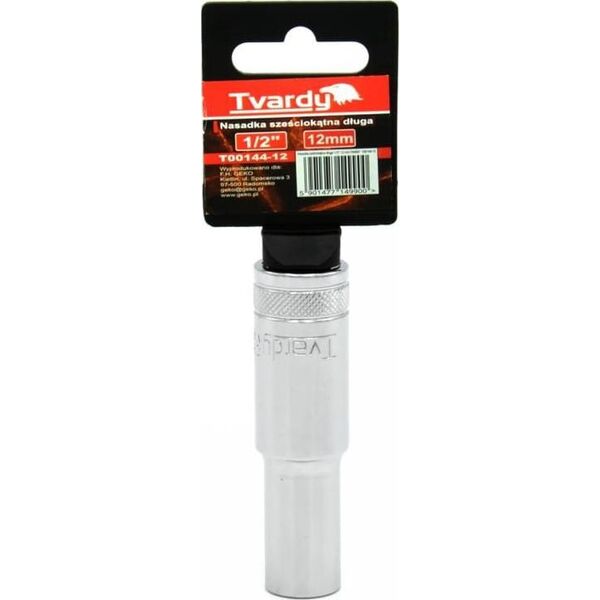 Geko NASADKA SZEŚCIOKĄTNA DŁUGA 1/2" 12 MM TVARDY(10/50) T00144-12 GEKO