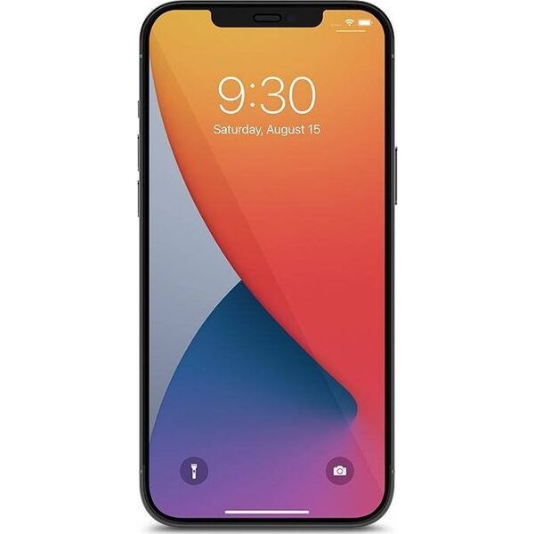 Moshi Szkło hybrydowe Moshi AirFoil Pro Apple iPhone 12 Pro Max (czarna ramka)